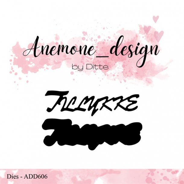 Anemone_design Dies ADD606 - Tillykke