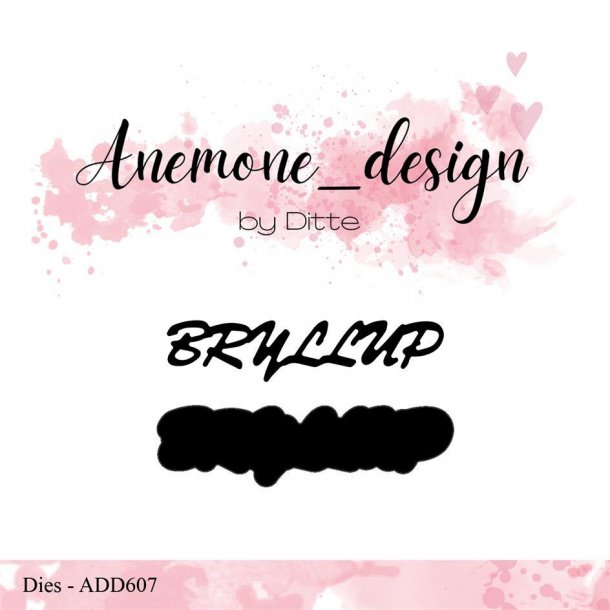 Anemone_design Dies ADD607 - Bryllup