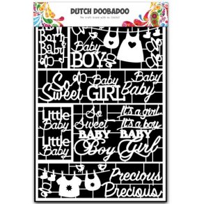 Dutch Doobadoo Paper Art - Baby A5