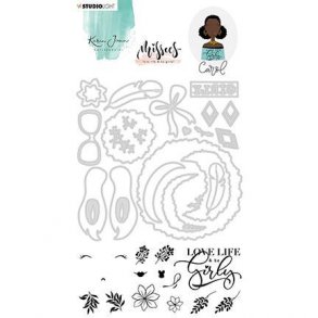Studio Light Embossing Dies - Misses Carol