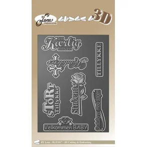 By Lene 3D Embossing Folder A6 - 