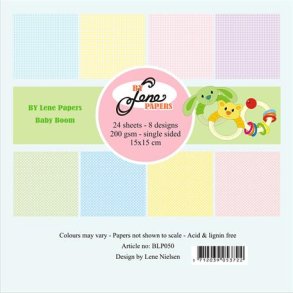BY Lene Paperpad 15x15 BLP050 - Baby Boom