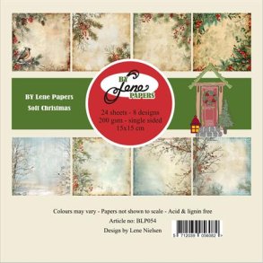 BY Lene Paperpad 15x15 BLP054 - Soft Christmas