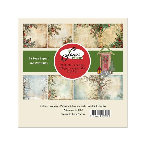  BY Lene Paperpad 15x15 BLP054 - "Soft Christmas"