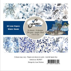 BY Lene Paperpad 15x15 BLP057 -  Winter Moods