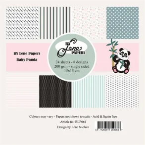 BY Lene Paperpad 15x15 BLP061 -  Baby Panda