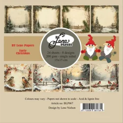 BY Lene Paperpad 15x15 BLP067 "Early Christmas"