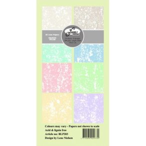 BY LENE Papirblok 10x21 BLP203 - Creative Splash