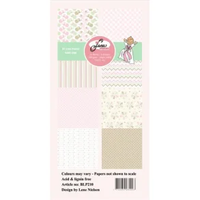 BY LENE Papirblok 10x21 BLP210 - Baby Girl 