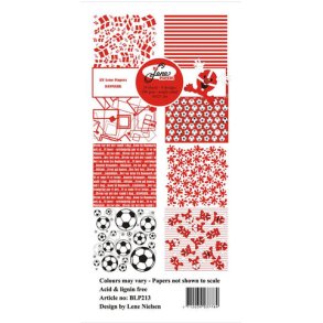 BY LENE Papirblok 10x21 BLP213 - Danmark 