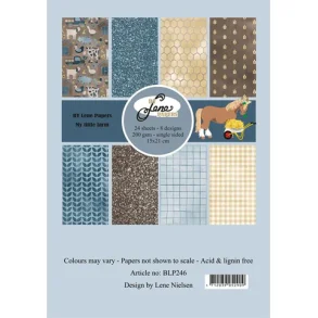 BY Lene Paperpad A5 BLP246 My little farm