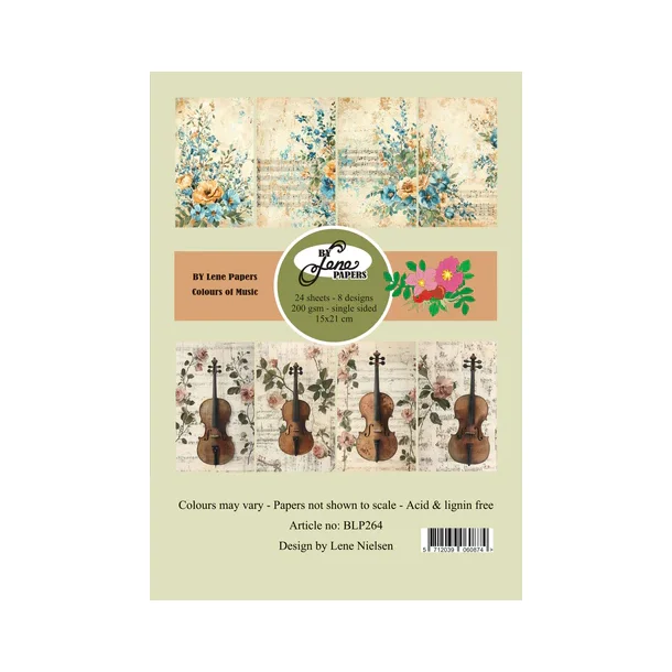 BY Lene Paperpad A5 BLP 264 "Colours of Music"