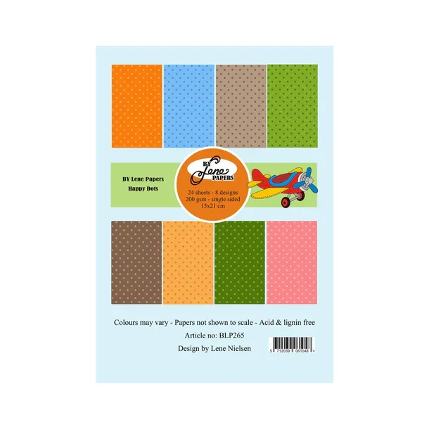 BY Lene Paperpad A5 BLP 265 "Happy Dots"