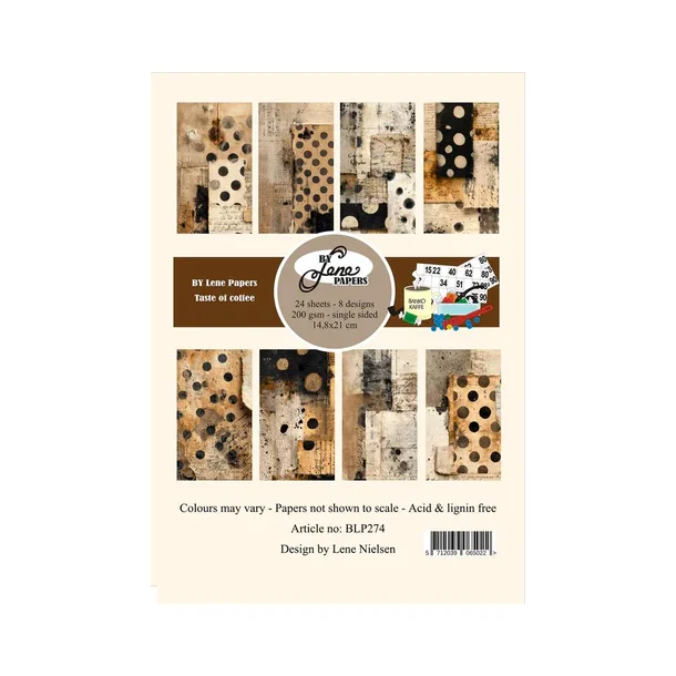 BY Lene Paperpad A5 "Taste of coffee" BLP274