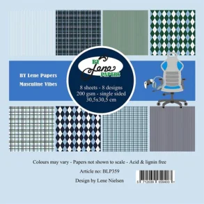 BY LENE Papirblok 30x30   