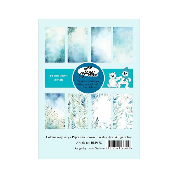 BY Lene Paperpad "Ice Cold" BLP668 A6  