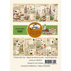 BY Lene Paperpad Grandma's Summer BLP676 A6  