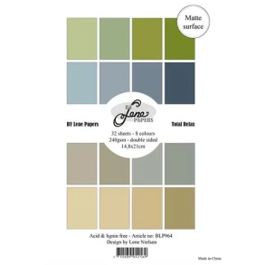 BY Lene Paperpad A5 Solid Colours BLP964 - Total Relax