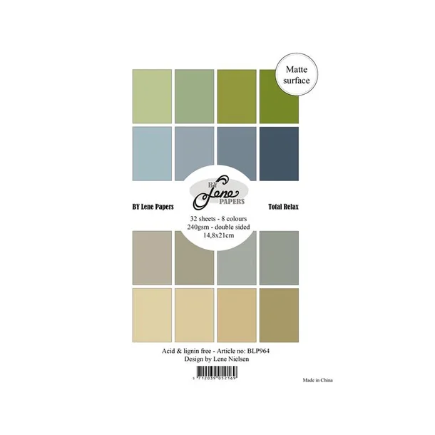 BY Lene Paperpad A5 Solid Colours BLP964 - Total Relax