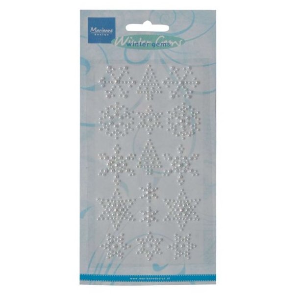 Marianne Design Halvperler - CA3105 - Winter Gems White