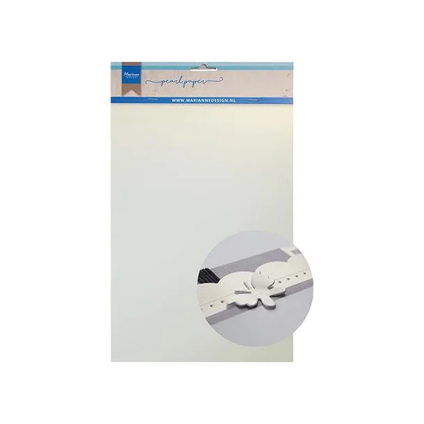 MARIANNE DESIGN Pearl Paper - White CA3166