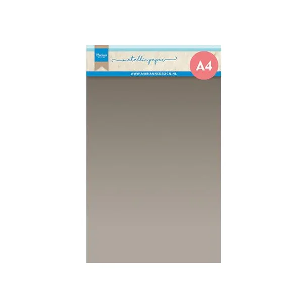 MARIANNE DESIGN Metallic Paper - Silver CA3172