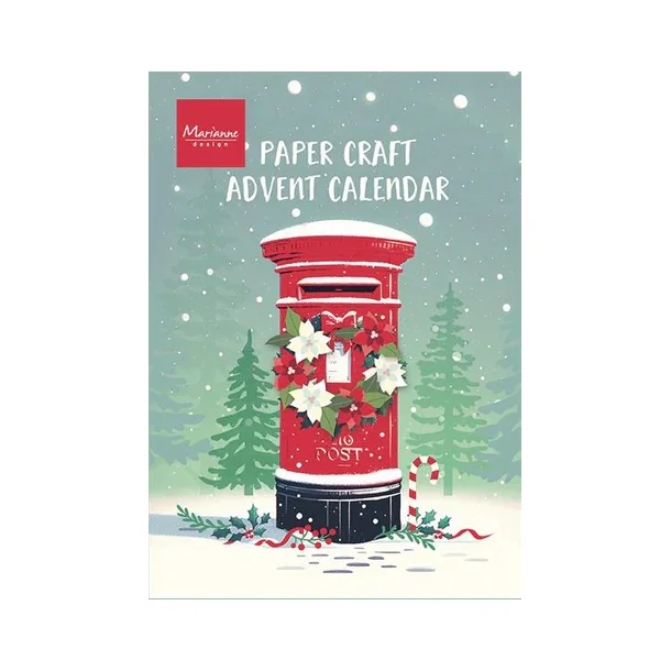 CA3211 JULEKALENDER MED DIES OG STEMPLER 