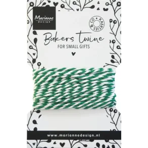  Marianne Design Bakers twine - green/white CA3214