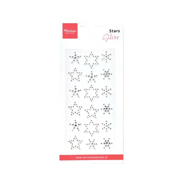 Marianne Design Pearls "Stars - Rhinestones silver" CA3216