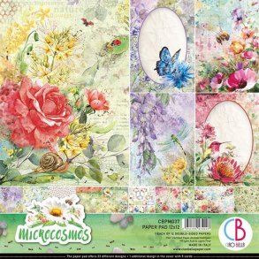 Ciao Bella Paper Pad 12x12 - CBPM037 - Microcosmos