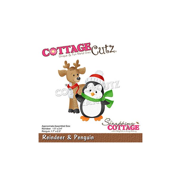 Cottage Cutz - CC-699 - Elg og Pingvin