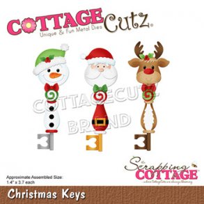 Cottage Cutz - CC-801 - Christmas Keys