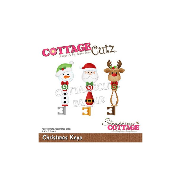 Cottage Cutz - CC-801 - Christmas Keys