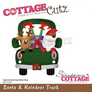 Cottage Cutz - CC-808 - Santa & Reindeer Truck
