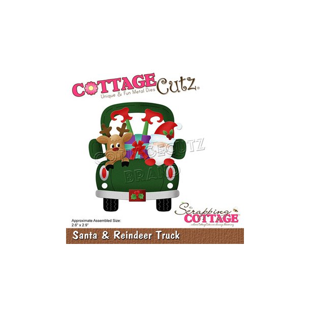 Cottage Cutz - CC-808 - Santa &amp; Reindeer Truck