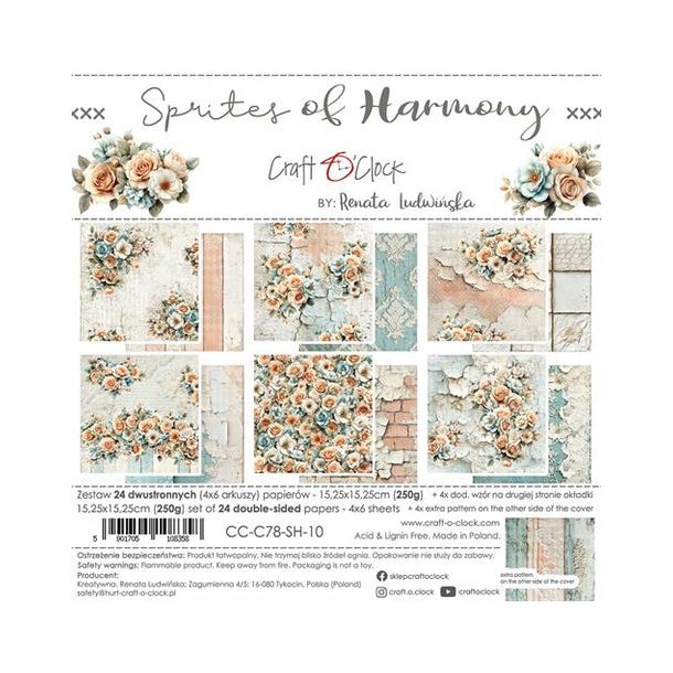 Craft O'Clock Paper Pack "Sprites of Harmony - 15,25x15,25cm" CC-C78-SH-10