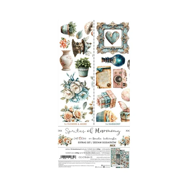 Craft O'Clock Paper Pack "Sprites of Harmony - Extras Set - Mix" CC-C78-SH-13