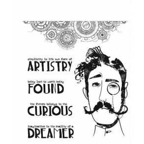 SA / Tim Holtz Cling Stamp - CMS434 - Observations