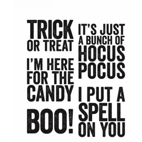 SA / Tim Holtz Cling Stamp - CMS438 - Bold Frights