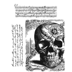  SA / Tim Holtz Cling Stamp Gothic Tapestry