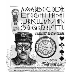 SA / Tim Holtz Cling Stamp The Inspector