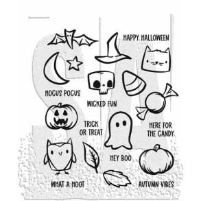 SA / Tim Holtz Cling Stamp Tiny Frights