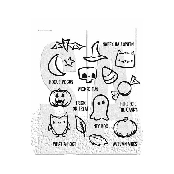 SA / Tim Holtz Cling Stamp Tiny Frights" TH-CMS468