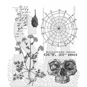 SA / Tim Holtz Cling Stamp Obscurity