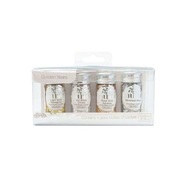 Nuvo pure Sheen Confetti - 284N Golden Years - 4x25ML 