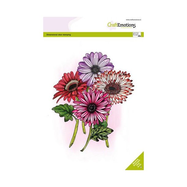 Clearstamps A6 - A5 - Gerbera 1 GB Dimensional stamp - 3022