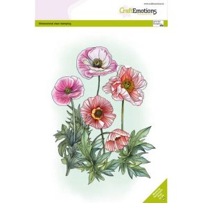 Clearstamps A6 - A5 -   Poppy GB Dimensional stamp - 3024