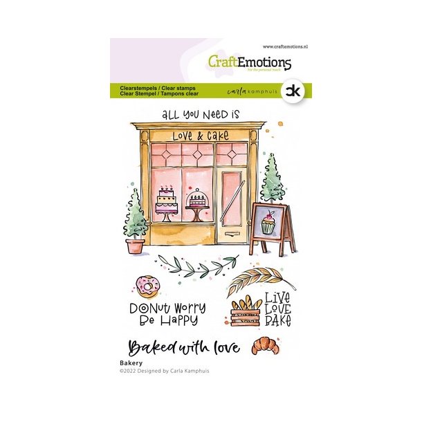 Clearstamps A6 - A6 - Bakery Shop Carla - 2308