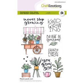 Clearstamps A6 - A6 - Plants push cart Carla - 2307