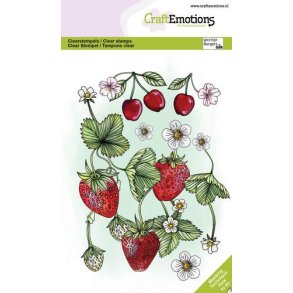 Clearstamps A6 Strawberries and cherries  - 1356